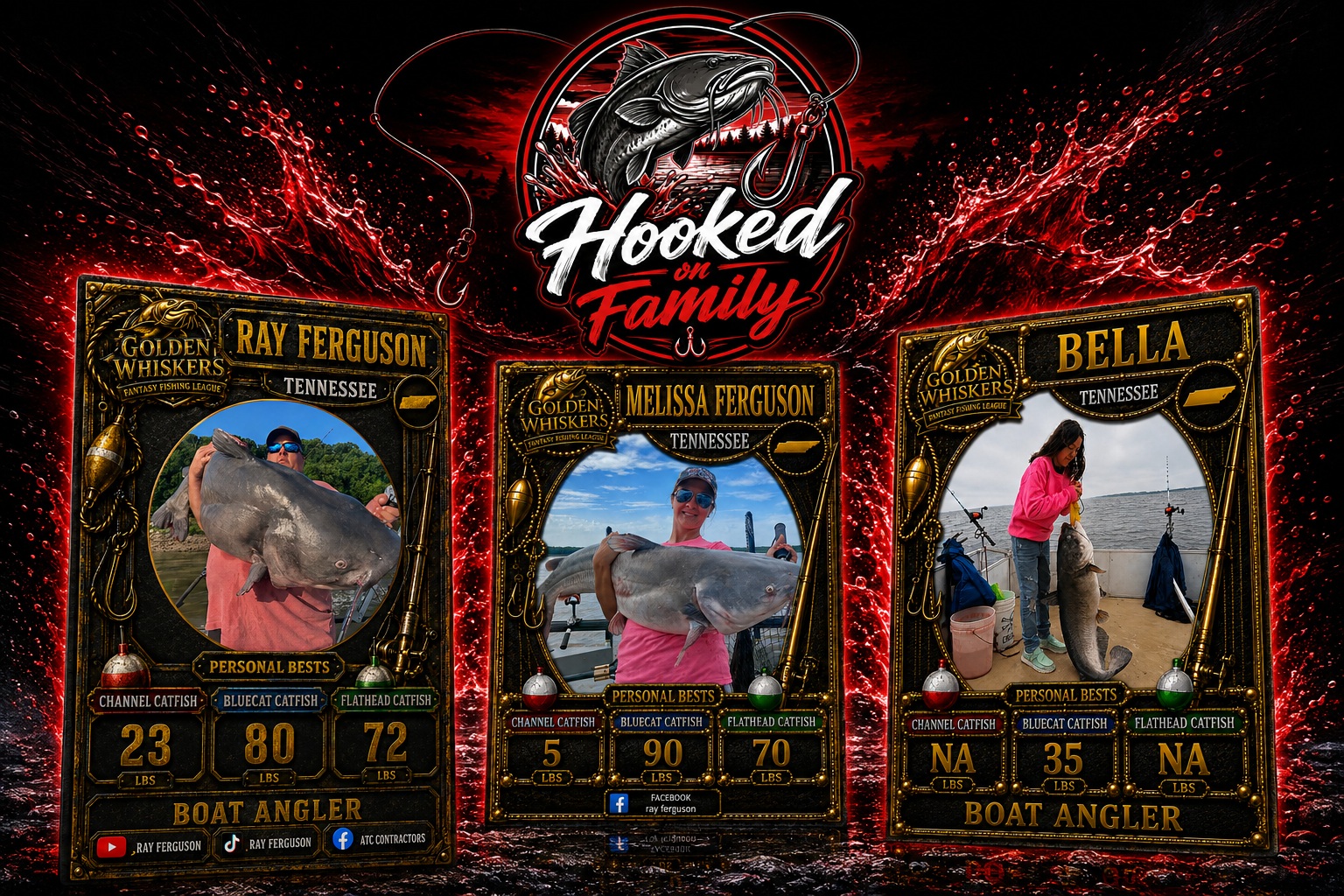 Hooked Family card art